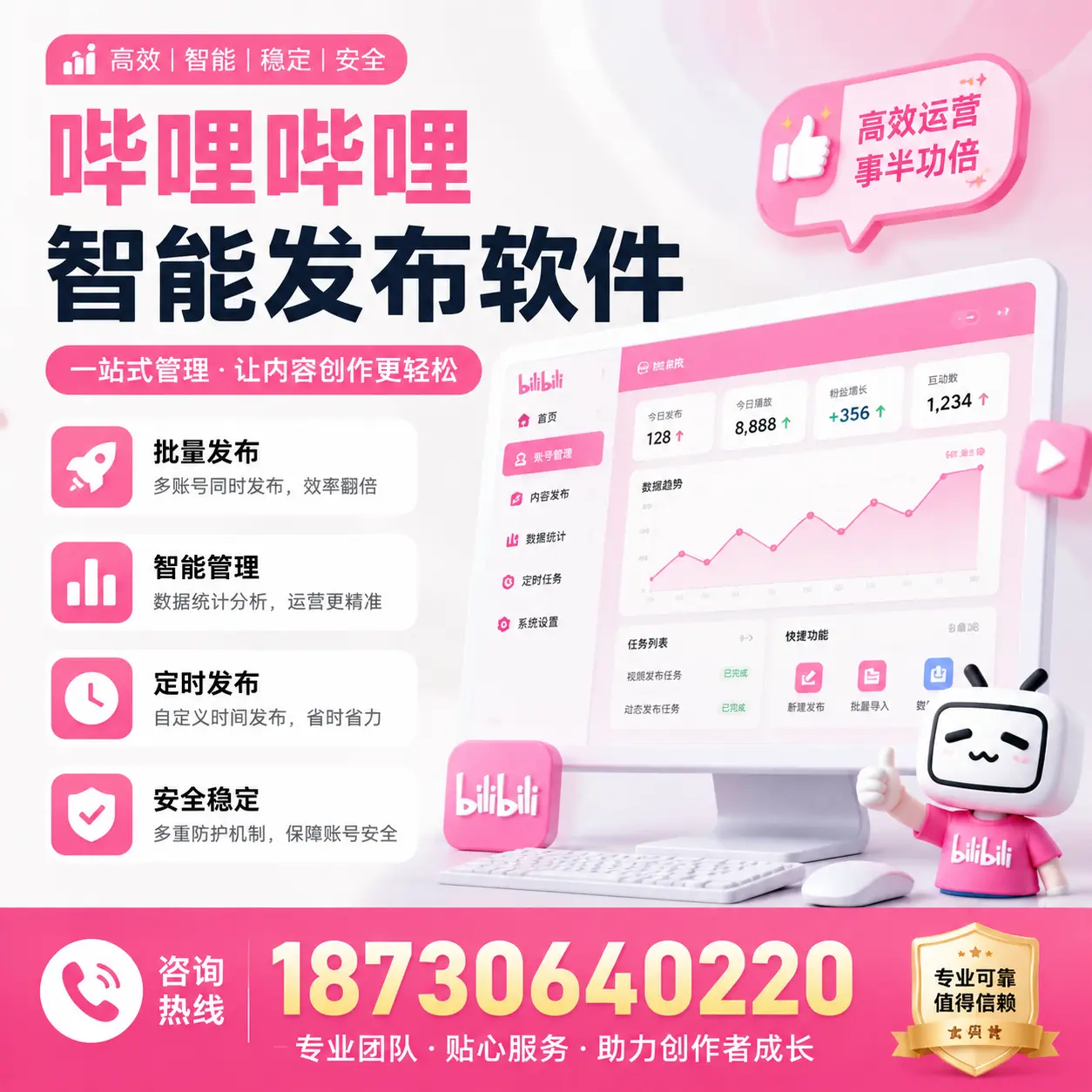 如何评估哔哩哔哩智能发布软件的ROI？恩施 企业必读